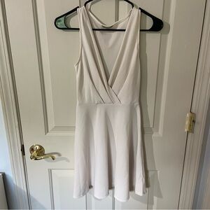 Charlotte Russe White Backless Dress